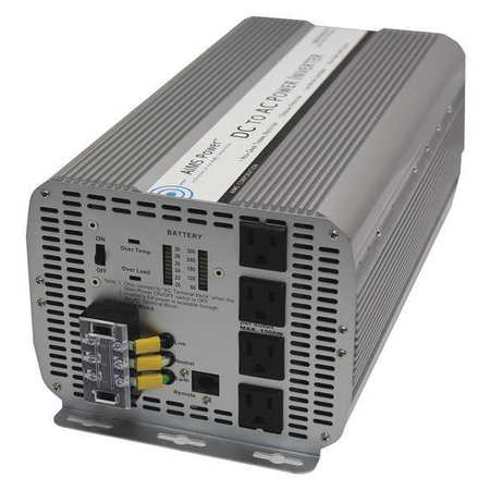 AIMS POWER Power Inverter, Modified Sine Wave, 10,000 W Peak, 5,000 W Continuous, 4 Outlets PWRINV500024W