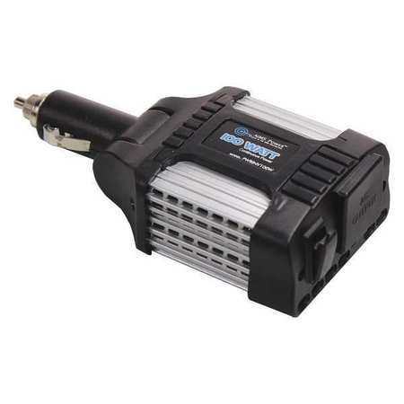 AIMS POWER Power Inverter, Modified Sine Wave Form, 100W Nominal Output, 120V AC Output Voltage, 1 Outlets PWRINV100W