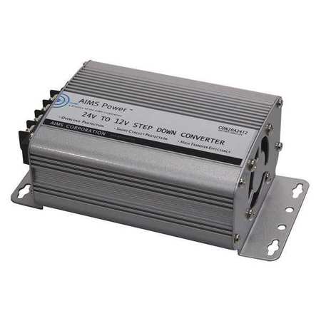 AIMS POWER DC to DC Converter, 24V DC to 12V DC, 0 Hz CON20A2412