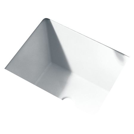 AMERICAN STANDARD Undermount Sink, 17 x 13", Linen 0610000.222