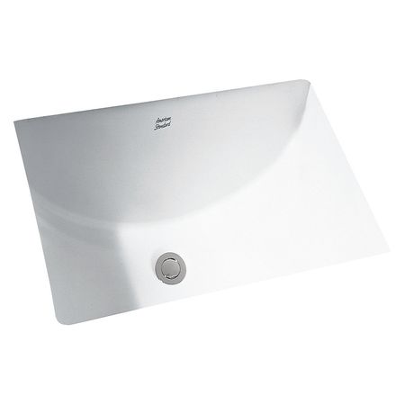 AMERICAN STANDARD Undercounter Sink, 22-5/8 x 16-5/8", White 0618000.020