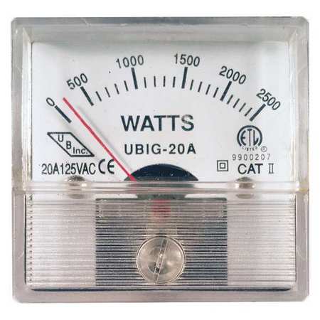 EGS Replacement Watt Meter, 2500 EGS EGS2500WMNS