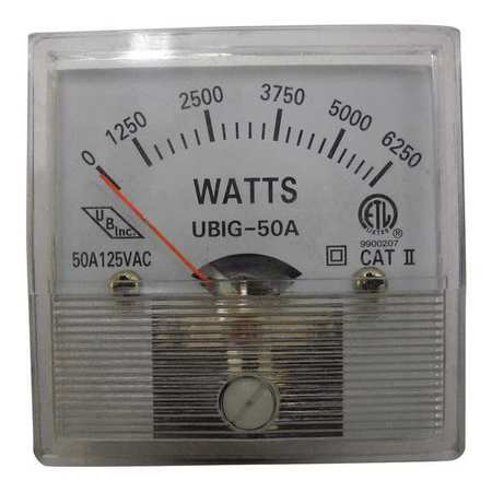 EGS Replacement Watt Meter, 6250 EGS EGS6250WMNS