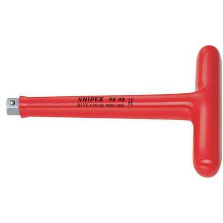 KNIPEX SAE Insulated T-Shape Square Key, 6-1/2" Tip Size 98 40