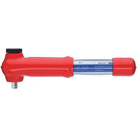 KNIPEX Reversible Torque Wrench, 3/8"Drive 98 33 25