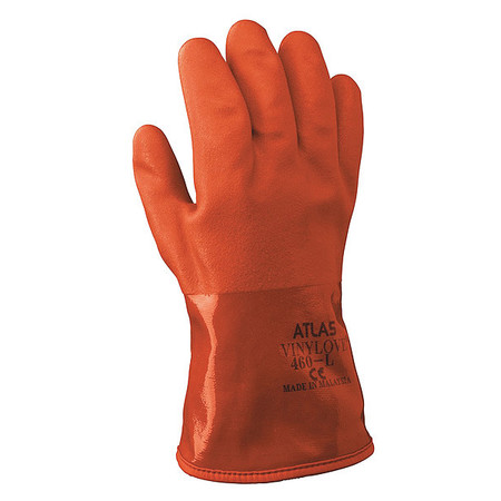 Showa 12" Chemical Resistant Gloves, PVC, L, 1 PR 460L-09