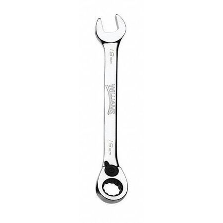 WILLIAMS Williams Ratcheting Combo Wrench, 12 pt., 9mm 1209MRC