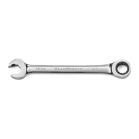 GEARWRENCH 19mm 72-Tooth 12 Point Open End Ratcheting Combination Wrench 85519