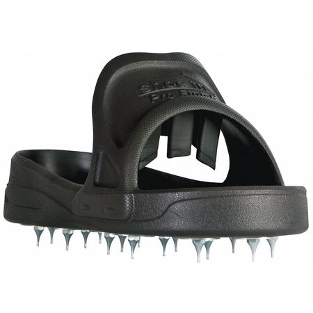 SEYMOUR MIDWEST RAKE Spiked Shoes, Resinous Coating, Large, PR 46172GRA