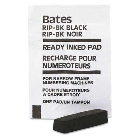 Gbc Ready-Inked Pad, Black 9808196