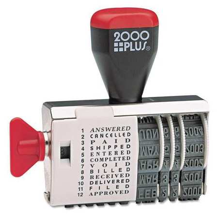 2000 PLUS Dial-N-Stamp, 12 Phrases 10180