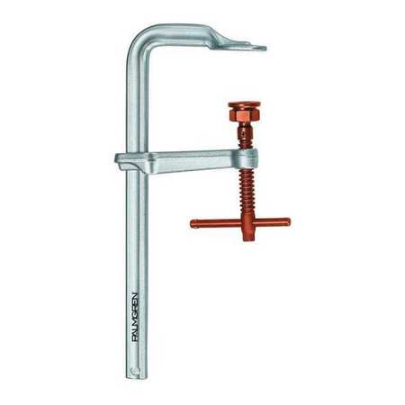 PALMGREN 24" HD L-Clamp, 0-24", Copper Spindle, Copper Handle and 4-3/4 Throat Depth 9629424