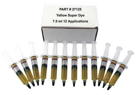 Supercool A/C Dye Syringes Refills, PK12 27125