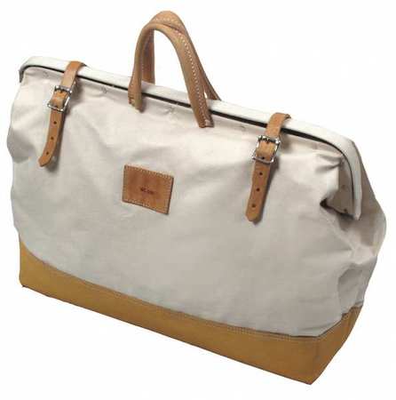 Kraft Tool Bag/Tote, Tool Bag, Brown/White, Canvas, 1 Pockets WL200