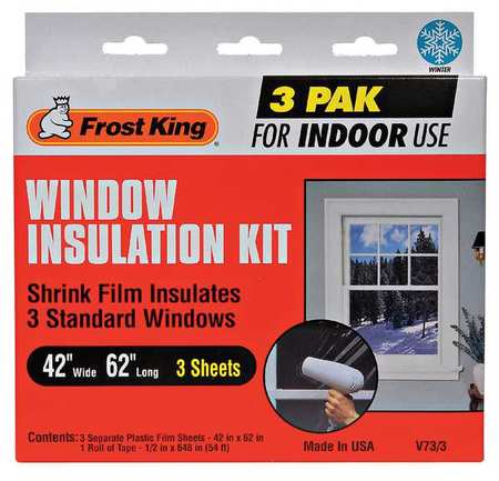 Frost King Indoor Shrink and Seal Window Kit 42" x 62" V73/3H