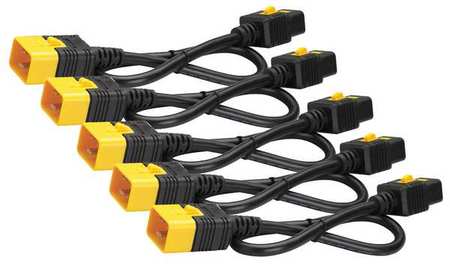 APC Power Cord, IEC 320 C19, IEC C19, 2 ft., PK6 AP8712S