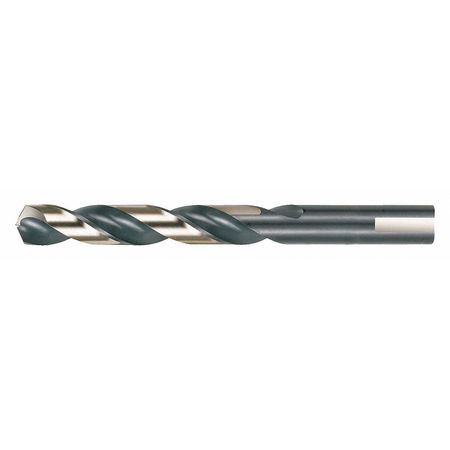 CLE-LINE 135° Heavy Duty Mechanics Length Drill Cle-Line 1875R Black & Gold HSS RHS/RHC 25/64 C23851