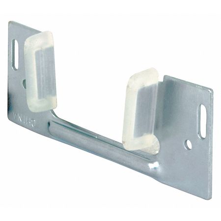 PRIMELINE TOOLS Sliding Pocket Door Bottom Guide, 1-3/8 in. x 1-1/4 in., Steel w/Plastic Guides (Single Pack) N 6566