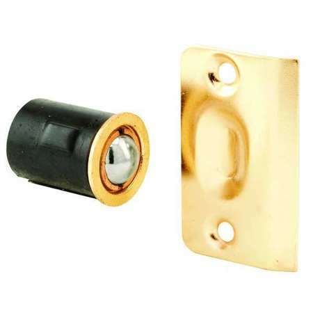 Primeline Tools Drive-In Ball Catch with Strike, 3/4 x 1-3/16 in., Diecast, Brass Plated, Adjustable (Single Pack) N 7331