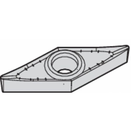 WIDIA Diamond Turning Insert, Diamond, 3, VCGT, 2, Carbide VCGT331AL3