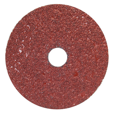 ZORO SELECT Fiber Disc, 7", 7/8" Hole Mount, Brown, PK25 77696009804