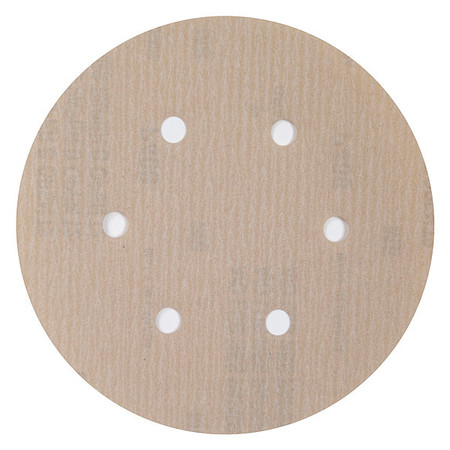 Zoro Select Hook-and-Loop Sanding Disc, 6" dia., PK100 66623367394