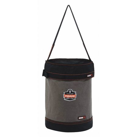 ERGODYNE Bucket Bag, Gray, Canvas, 0 Pockets 5930T