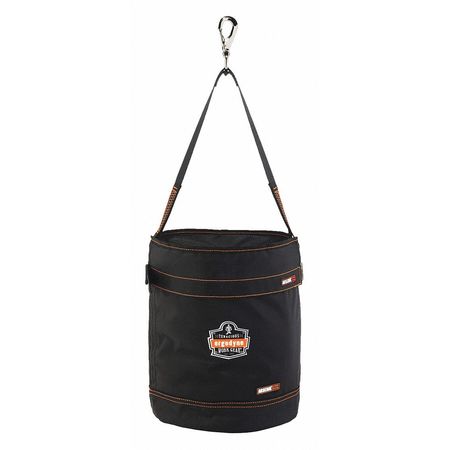 ERGODYNE Bucket Bag, Bucket Bag, Black, Polyester, 0 Pockets 5970T
