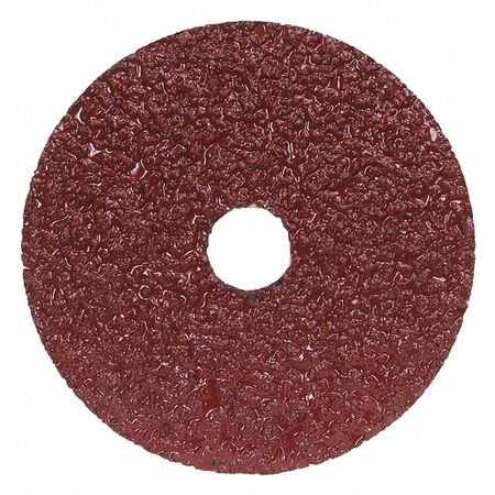 Norton Abrasives Fiber Disc, 7" dia., 7/8" Hole Mount, Brown 66623357289