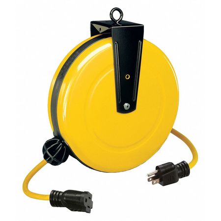 20ft Retractable Extension Cord Reel With 3-outlets - China