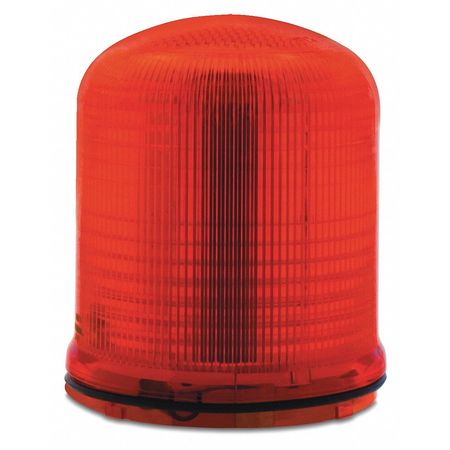 FEDERAL SIGNAL Beacon Warning Light, Red, LED SLM200R