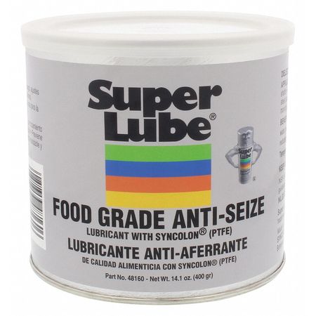 SUPER LUBE Anti-Seize Compound, Metal Free, Clear 48160