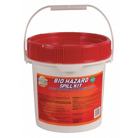 SPILL MAGIC Biohazard Spill Kit, Size 1.25 gal. 97501