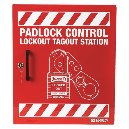 CONDOR Lockout Station, Red, 15-1/2" H 437R75