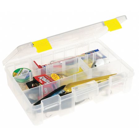 Plano Adjustable Compartment Box with 4 to 9 compartments, Plastic, 2 3/4 in H x 7-1/4 in W 2363001