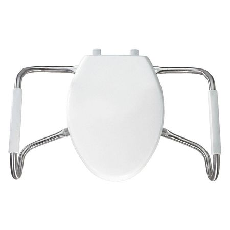 BEMIS Toilet Seat, With Cover, Plastic, Elongated, White MA2100T  000