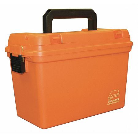 Plano Emergency Supply Tool Box, Plastic, Orange, 15 in W x 8 in D x 10 in H 161250