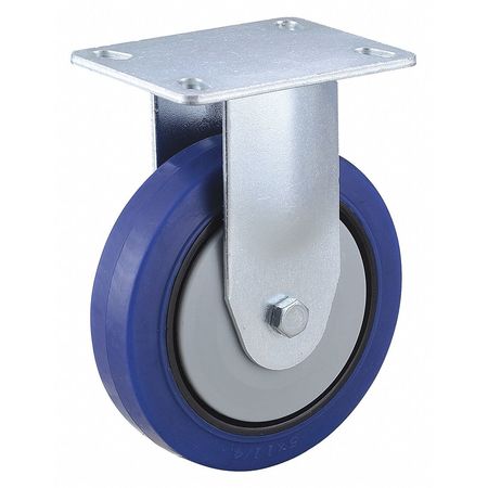 Zoro Select Plate Caster, 5" Wheel Dia., 308 lb. Load 437V22
