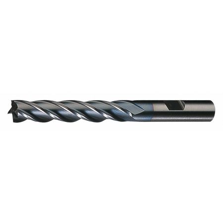 CLEVELAND 4-Flute HSS Center Cutting Square Single End MIll Cleveland HG-4C TiCN 13/16x3/4x1-7/8x4-1/8 C75069