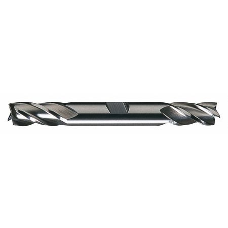 CLEVELAND 4-Flute HSS Center Cutting Square Double End Mill Cleveland HD-4C Bright 1/4x3/8x3/8x2-7/8 C74999