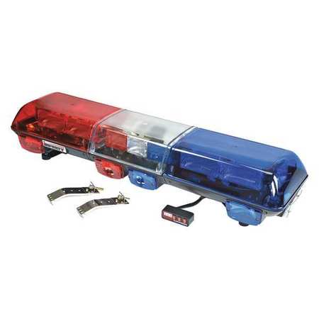 WOLO Strobe Light Bar, Blue/Red 7515-BR