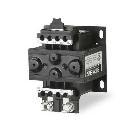 SIEMENS Control Transformer, 100 VA, 55 Â°C, 120/240V AC, 240/480V AC MT0100M