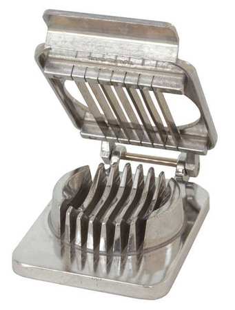 CRESTWARE Mushroom Slicer, 8 Cuts, 1/4 in W, Aluminum AMS