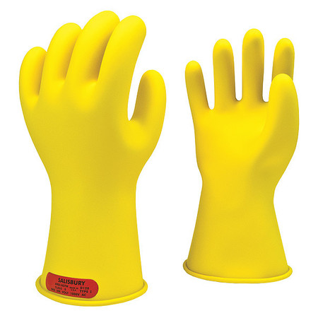 SALISBURY Rubber Insulating Gloves Class 0, PR E014B/12