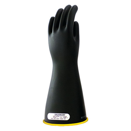 SALISBURY Lineman Gloves Class 1, 14 Inch, PR E114YB/9
