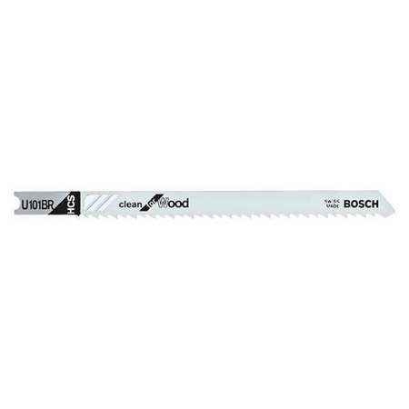 BOSCH 3-1/8In 14TPI HCSShankJigsawBlade, PK5 U101BR