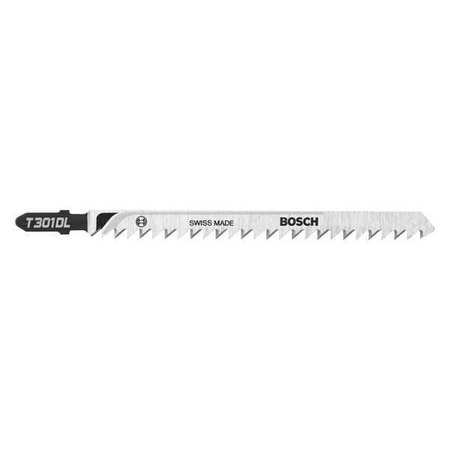 BOSCH 5In, 6TPI, HCS Shank Jigsaw Blade, PK5 T301DL