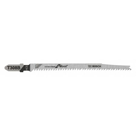 BOSCH 4-1/2In EC HCS T-Shank Jigsaw Blade, PK25 T308B25