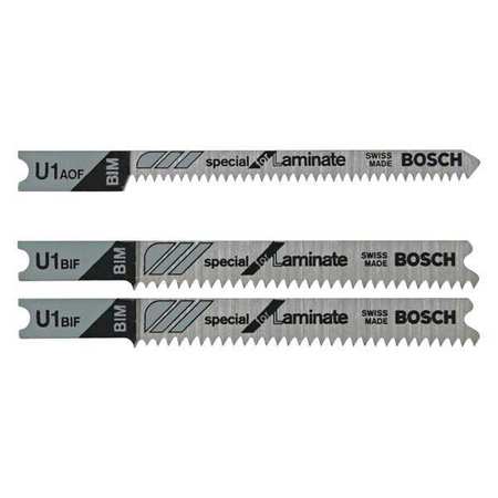 BOSCH Lam Flooring Jigsaw Blade Set, 3 Pcs U503