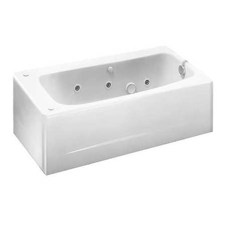 AMERICAN STANDARD Cambridge Whirlpool Tub, Rh, White 2461028WC.020